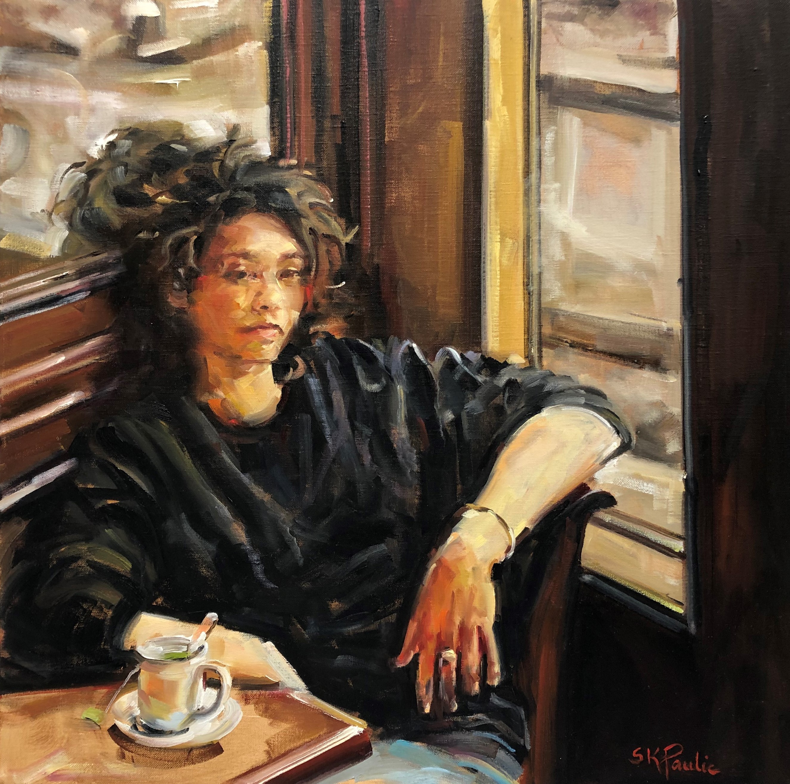Sylvie K. Paulic, La fille au café Sylvie K. Paulic, La fille au café