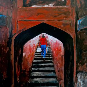 Painting, Indian Timelessness, Martin Wojnowski