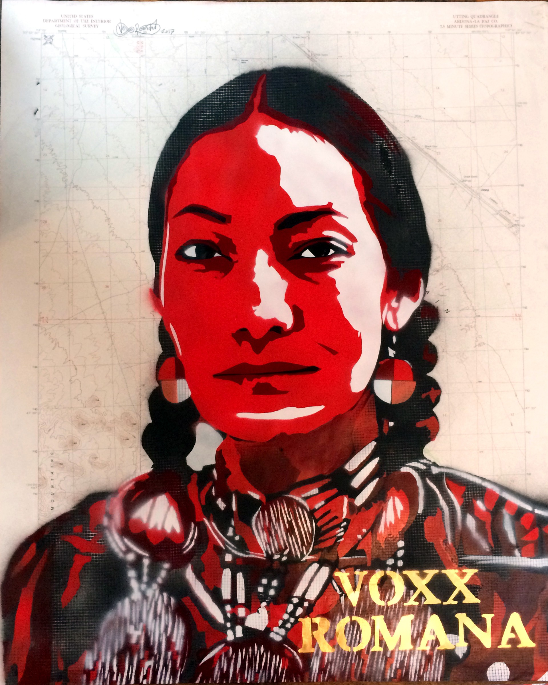 Voxx Romana, Native Rebel in red Voxx Romana, Native Rebel in red