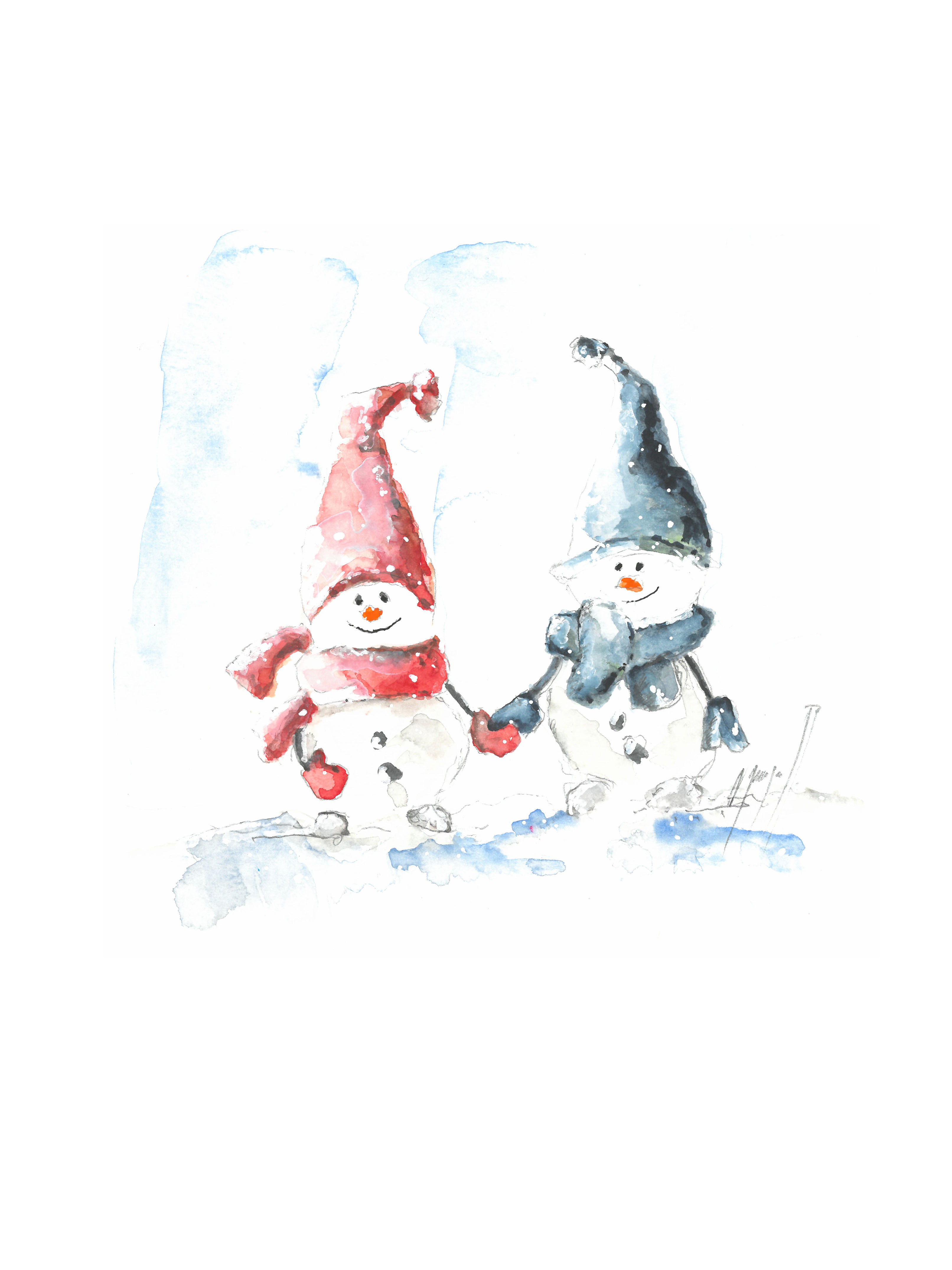 Noël Granger, Bonhommes de Neige - Noël 2021 Noël Granger, Bonhommes de Neige - Noël 2021
