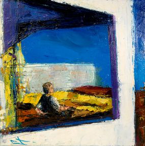 Painting, Hopper Evocation, Lionel le Jeune