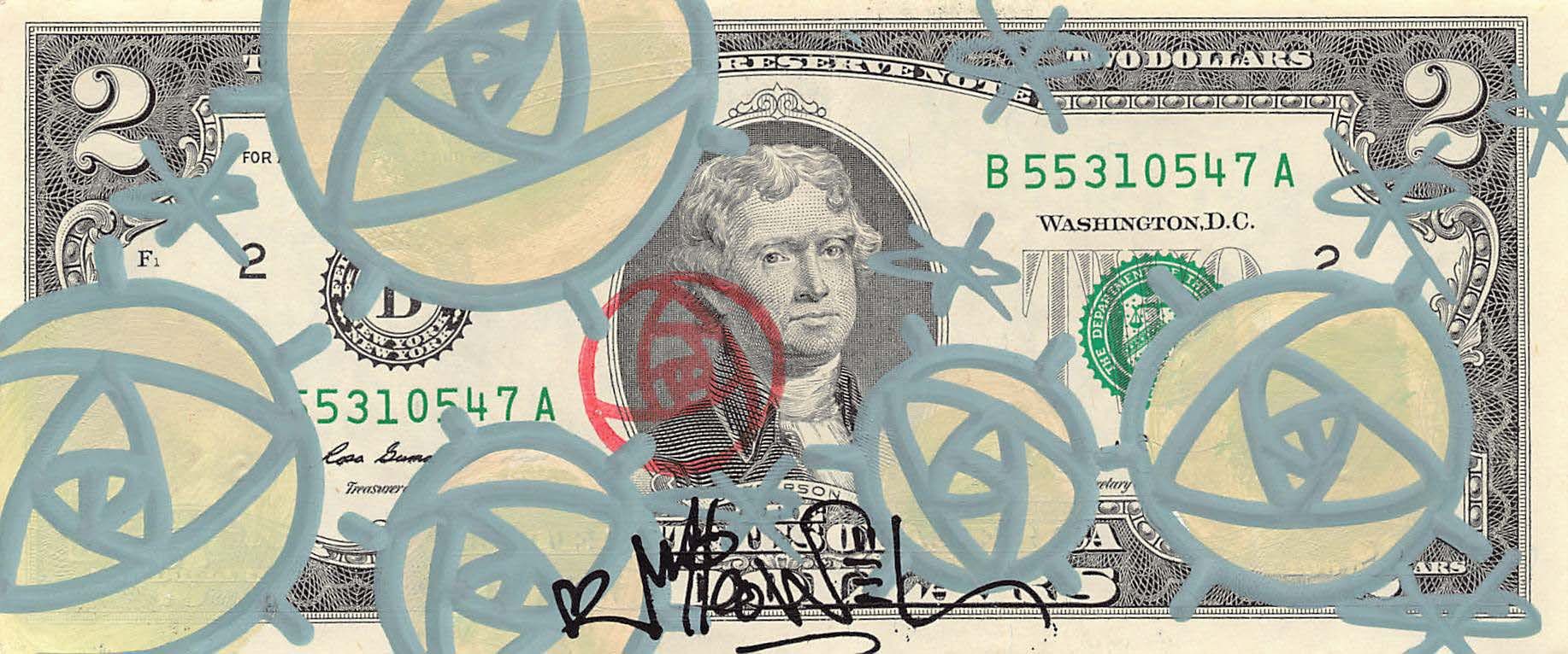 Micowel, Grey Roses on dollars Micowel, Grey Roses on dollars