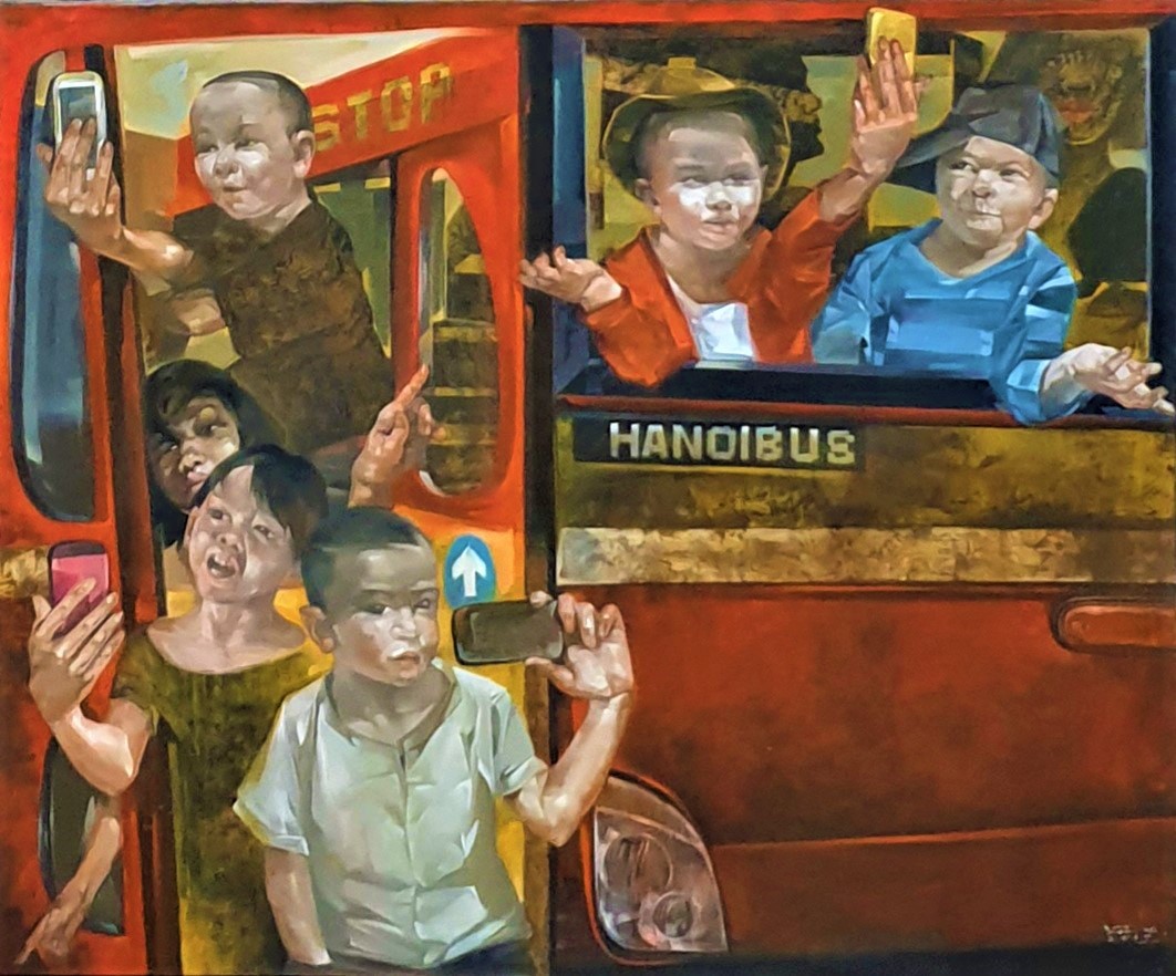 Luong Trung, Selfie on the Bus Luong Trung, Selfie on the Bus
