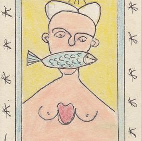 Fine Art Drawings, Le menu du jour, Frédéric Bruly Bouabré