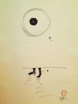 Fine Art Drawings, Portrait Rêveur, Sounya Whang