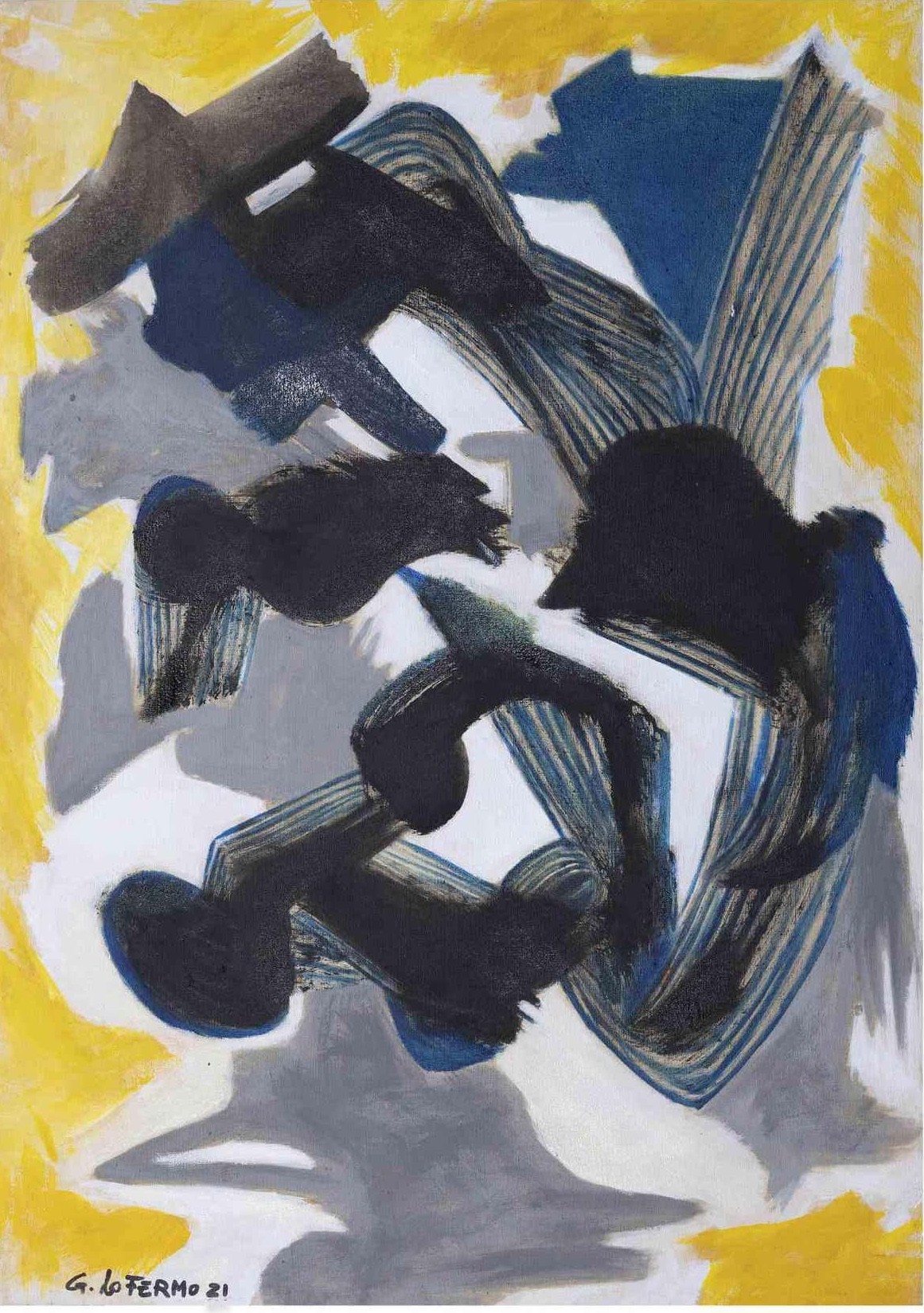 Giorgio Lo Fermo, Black Painting Giorgio Lo Fermo, Black Painting