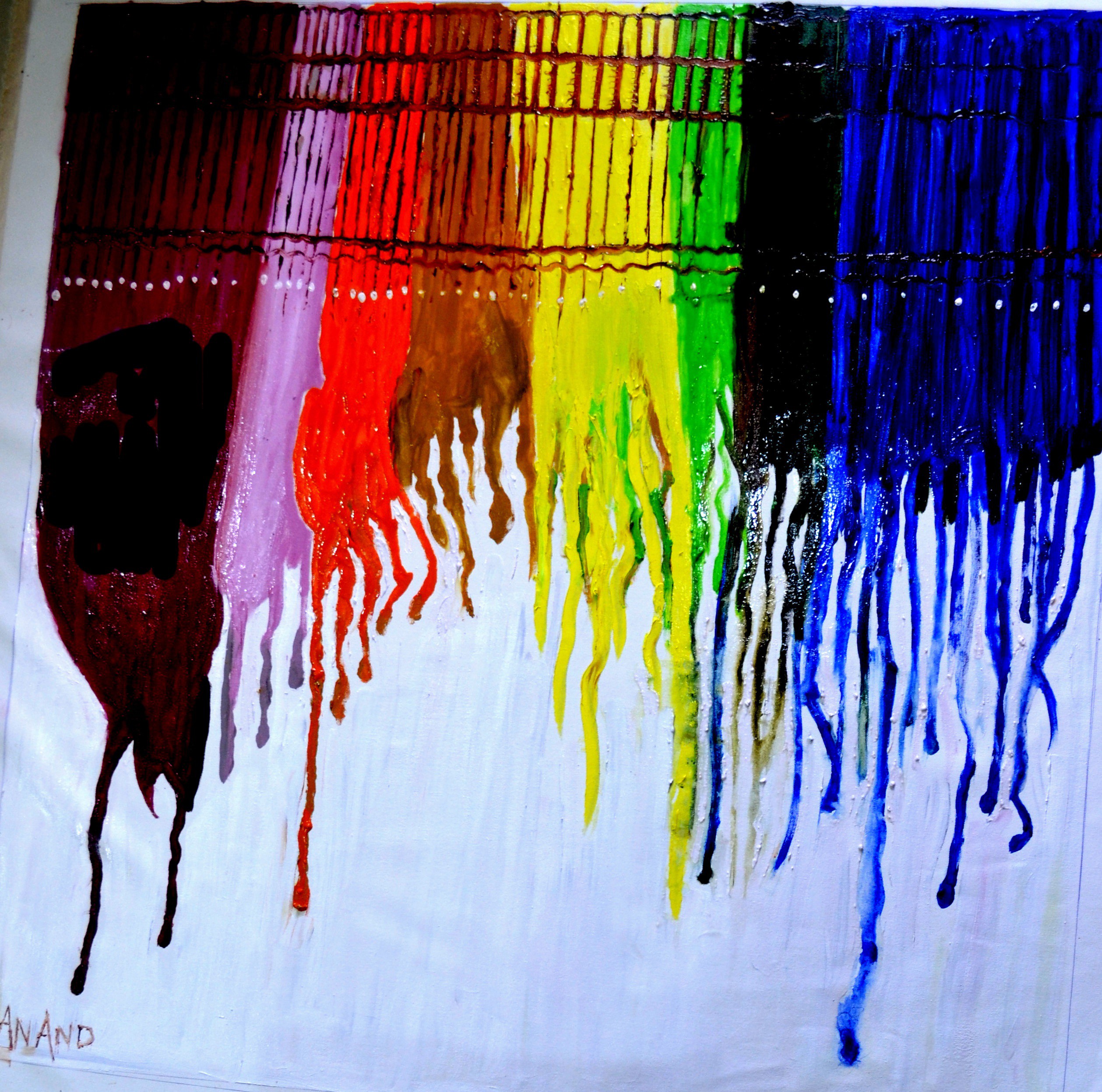 Anand Manchiraju, Abstract drippainting-2 Anand Manchiraju, Abstract drippainting-2