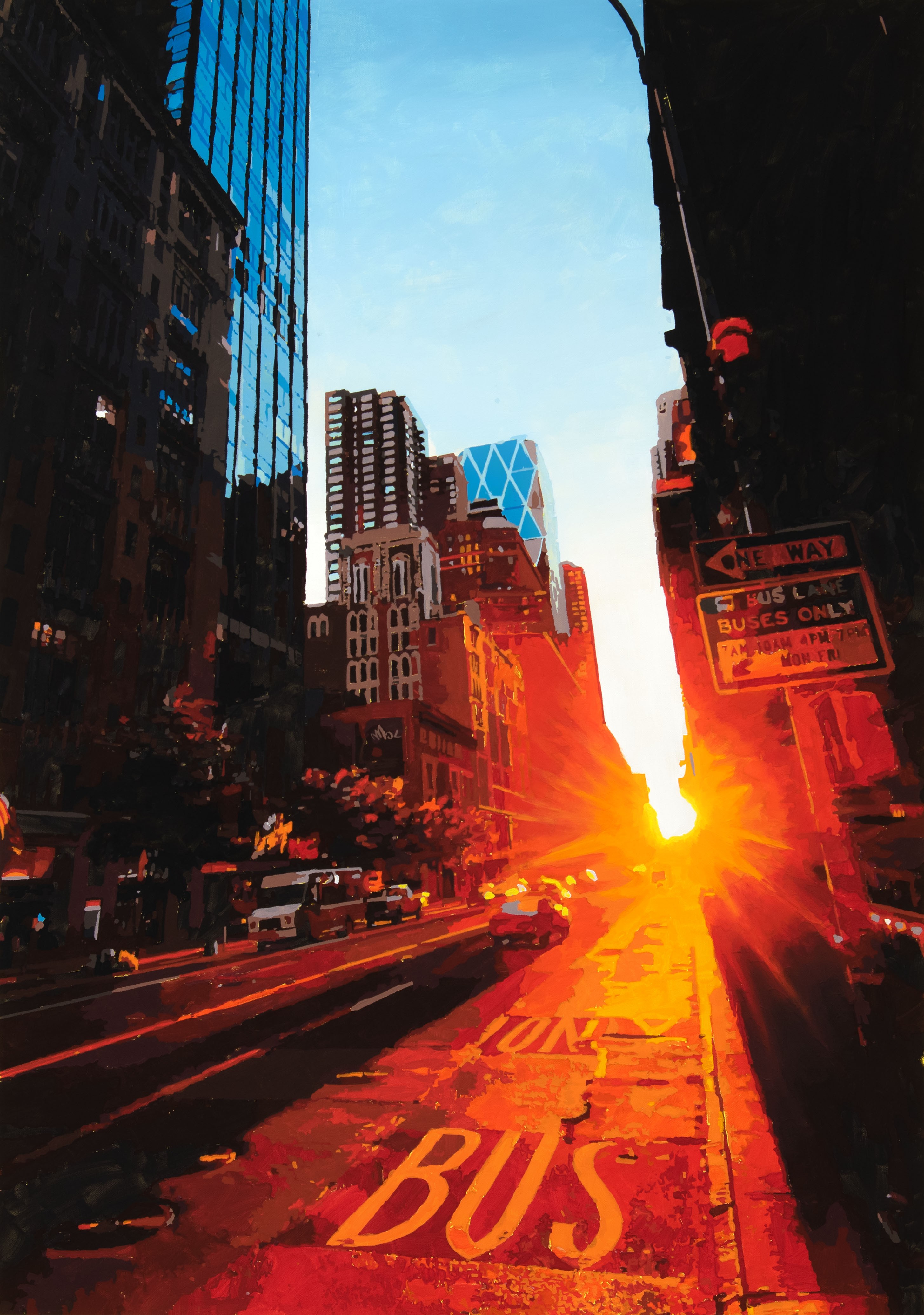 Marco Barberio, Manhattanhenge #3 Marco Barberio, Manhattanhenge #3