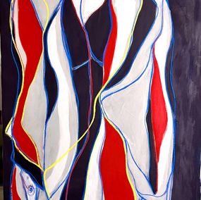 Painting, I am woman, Zena Dabbous