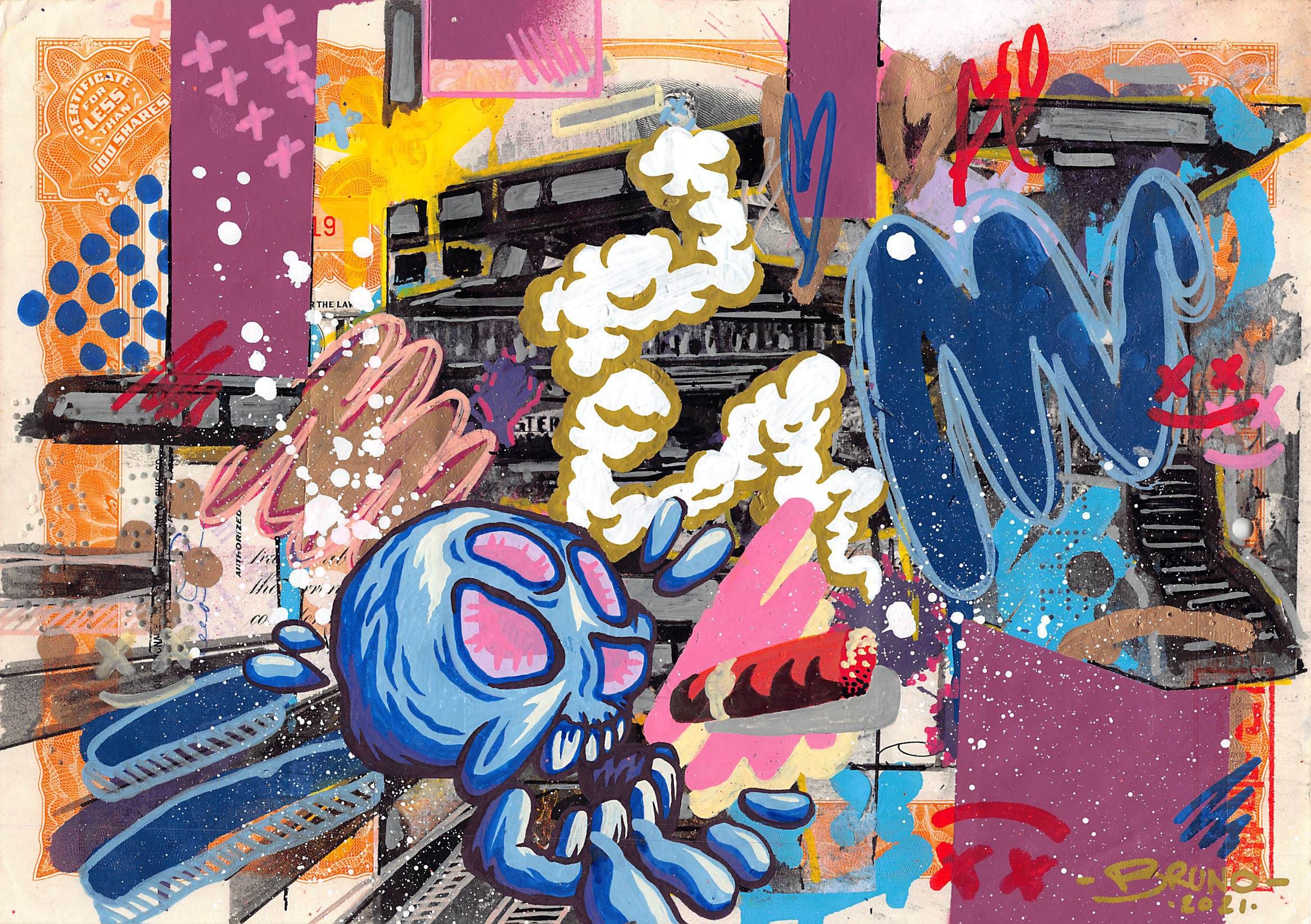 Brunograffer, Smoking skull (feat. Ig.B) Brunograffer, Smoking skull (feat. Ig.B)