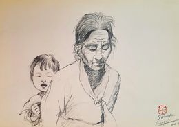 Fine Art Drawings, Chemin grand mère, Sounya Whang