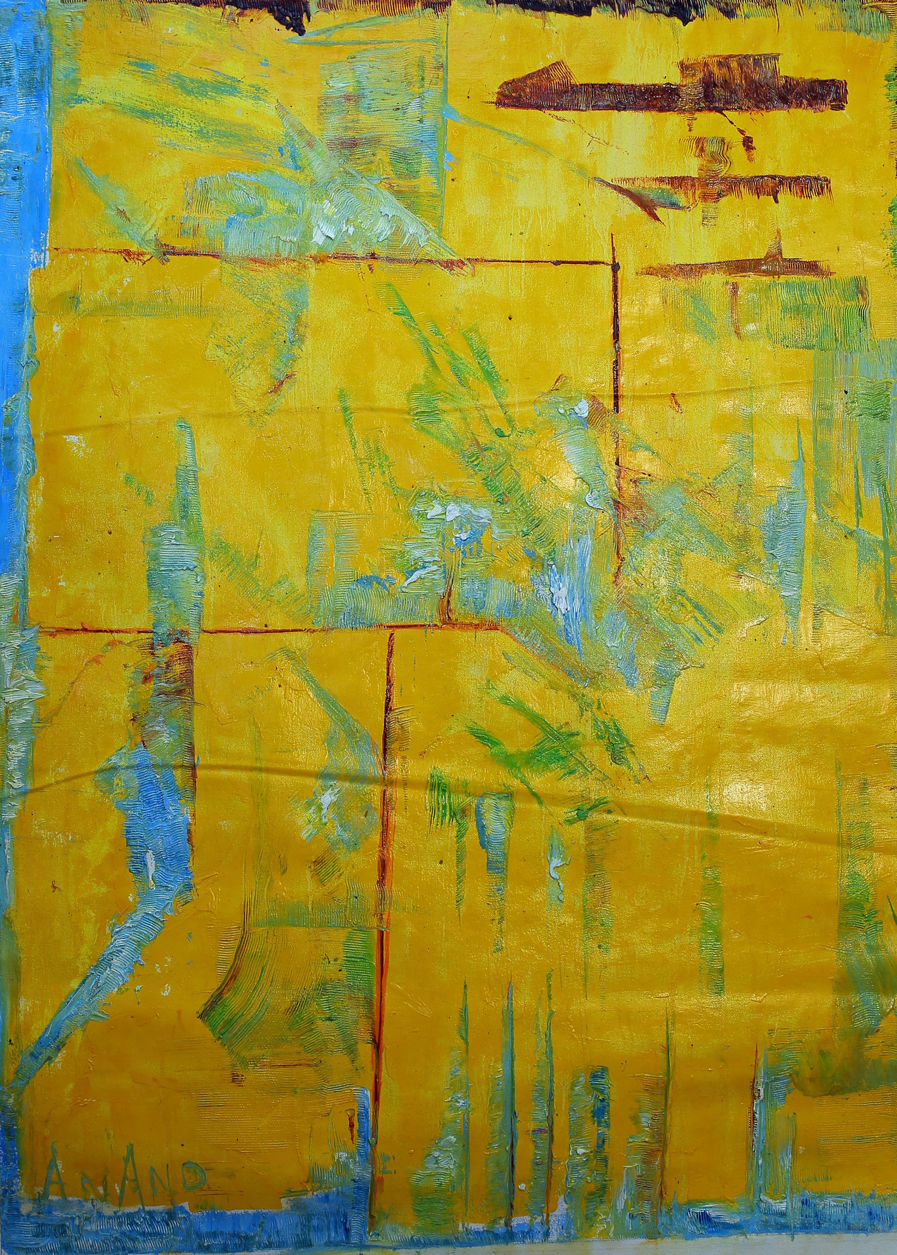 Anand Manchiraju, Yellow abstraction Anand Manchiraju, Yellow abstraction
