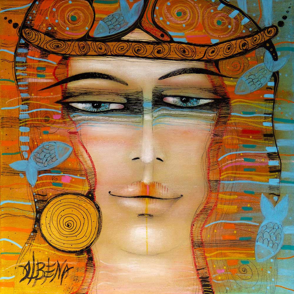Albena Vatcheva, Portrait orange Albena Vatcheva, Portrait orange