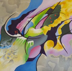 Painting, La Traversée Temporelle, Christiane Hess