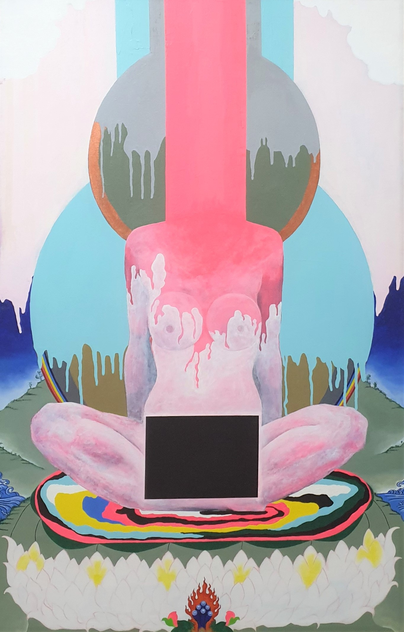 Munkhbolor Ganbold, The pink Tara Munkhbolor Ganbold, The pink Tara