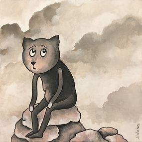 Gemälde, Solitude, Jocelyne Deschamps-Kus