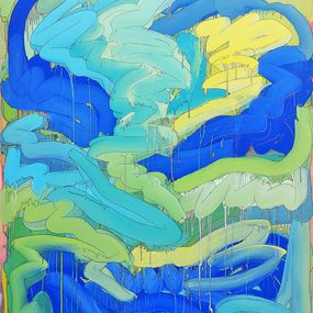 Painting, Blue Cave, Baptiste Laurent