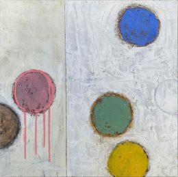 Multiverse #10 (Contemporary Abstract Multimedia Painting), Guy Lyman