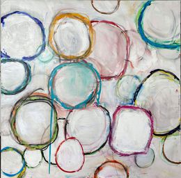 Aggregate #8 (Contemporary Multimedia Abstract Painting), Guy Lyman