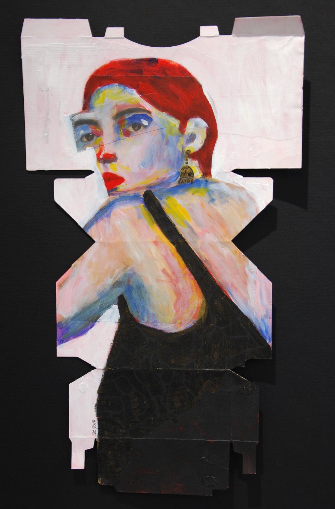 Sandra Paris, Femme au regard au-dessus de son épaule Sandra Paris, Femme au regard au-dessus de son épaule