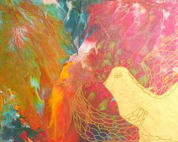 Peinture, Bird of Hapiness 2, Vera Podkoritova