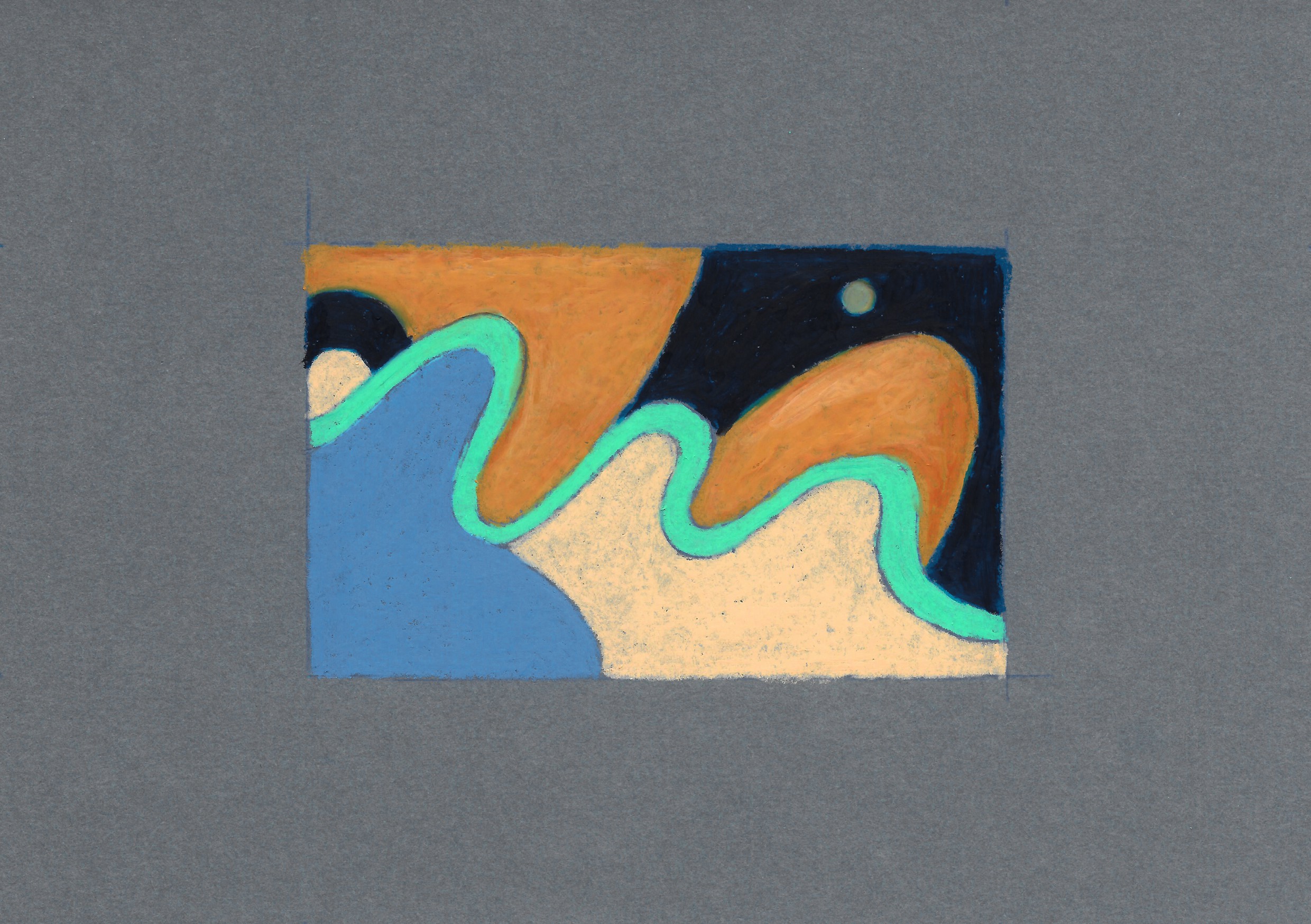 Aurélie Trabaud, Abstract landscape N°2 Aurélie Trabaud, Abstract landscape N°2