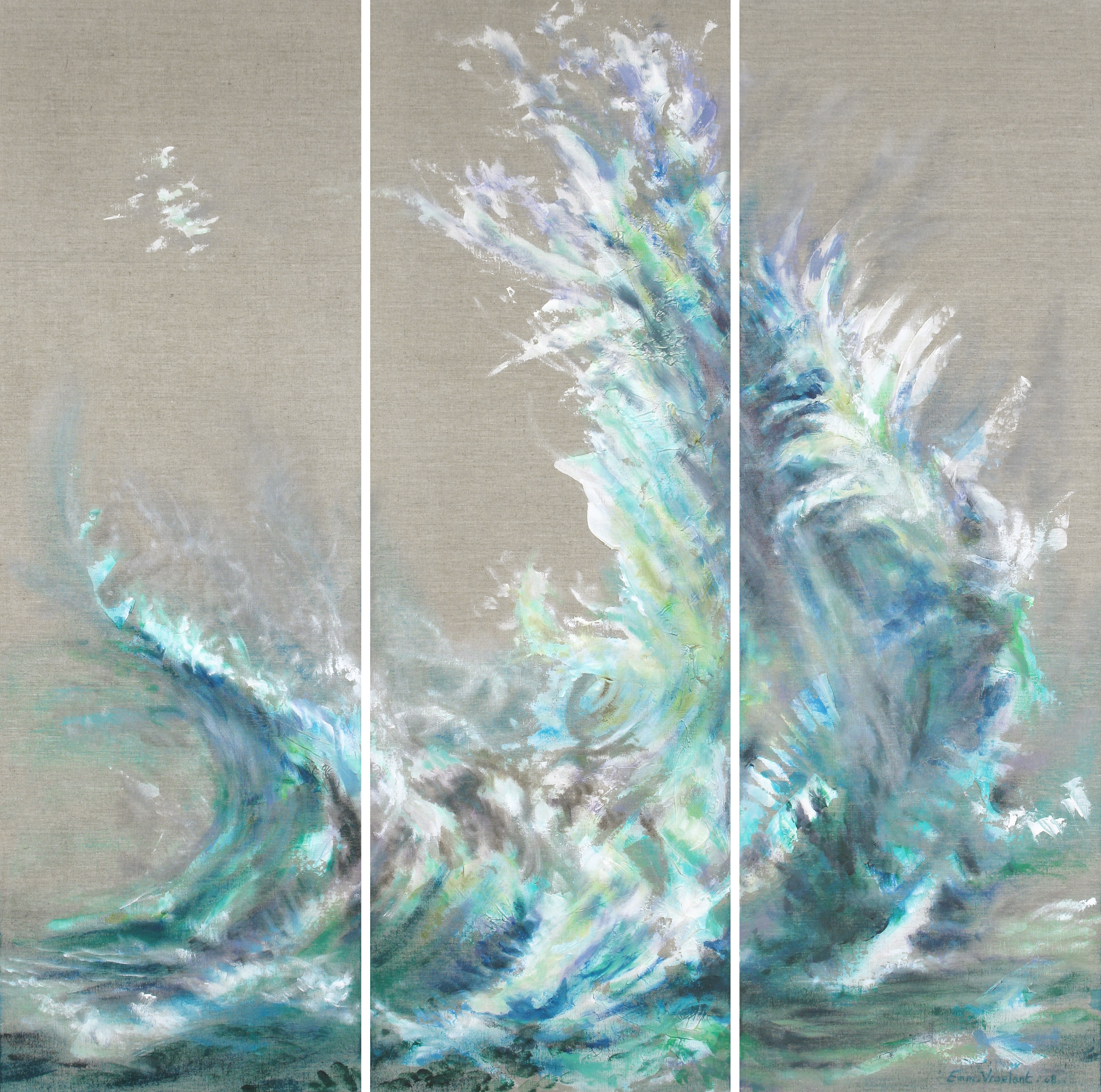 Emmanuelle Vroelant, L'eau échevelée Emmanuelle Vroelant, L'eau échevelée