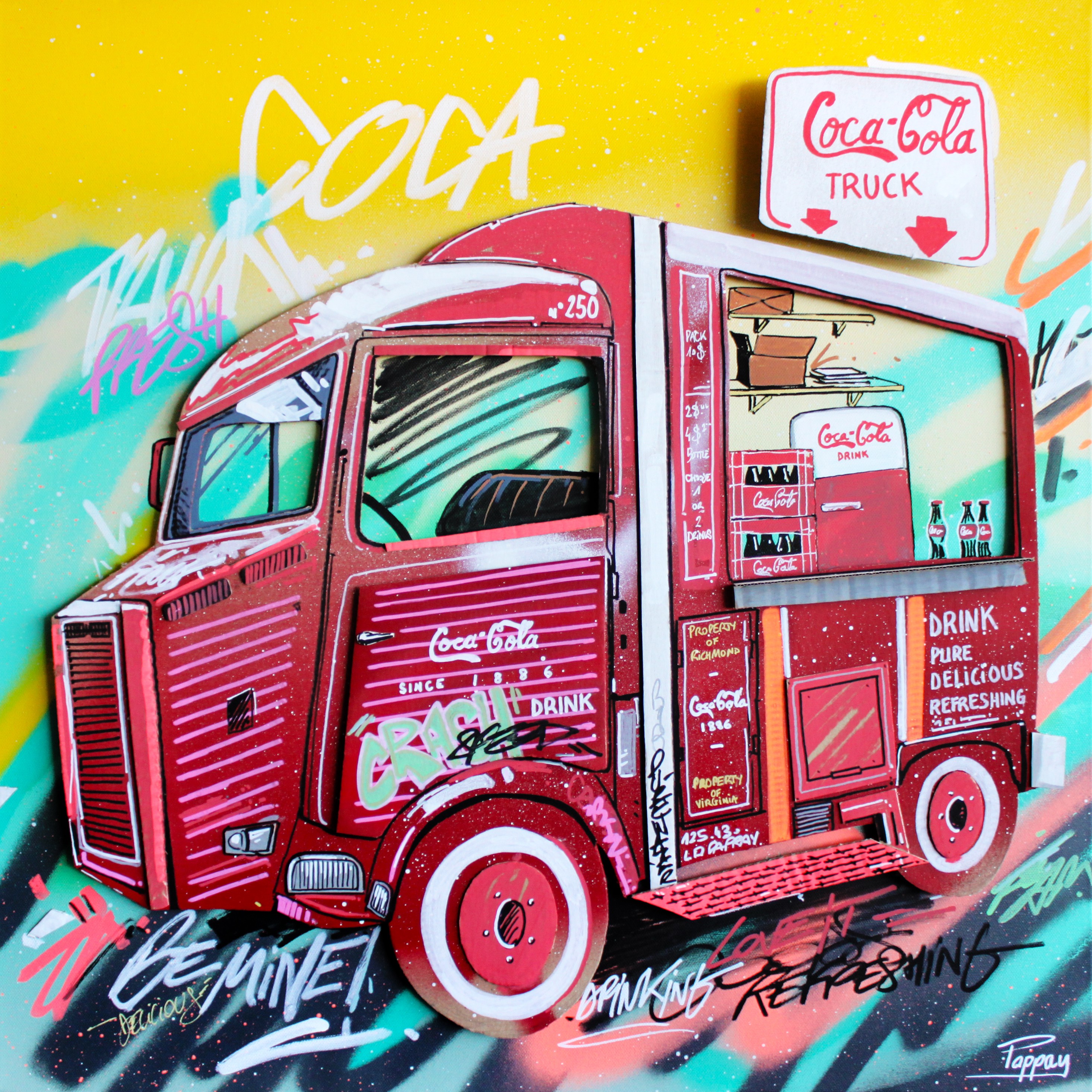 Pappay, Coca truck Pappay, Coca truck