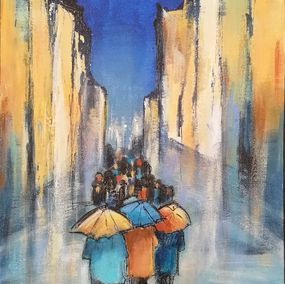 Gemälde, La cité indigo, Patricia Ritschard