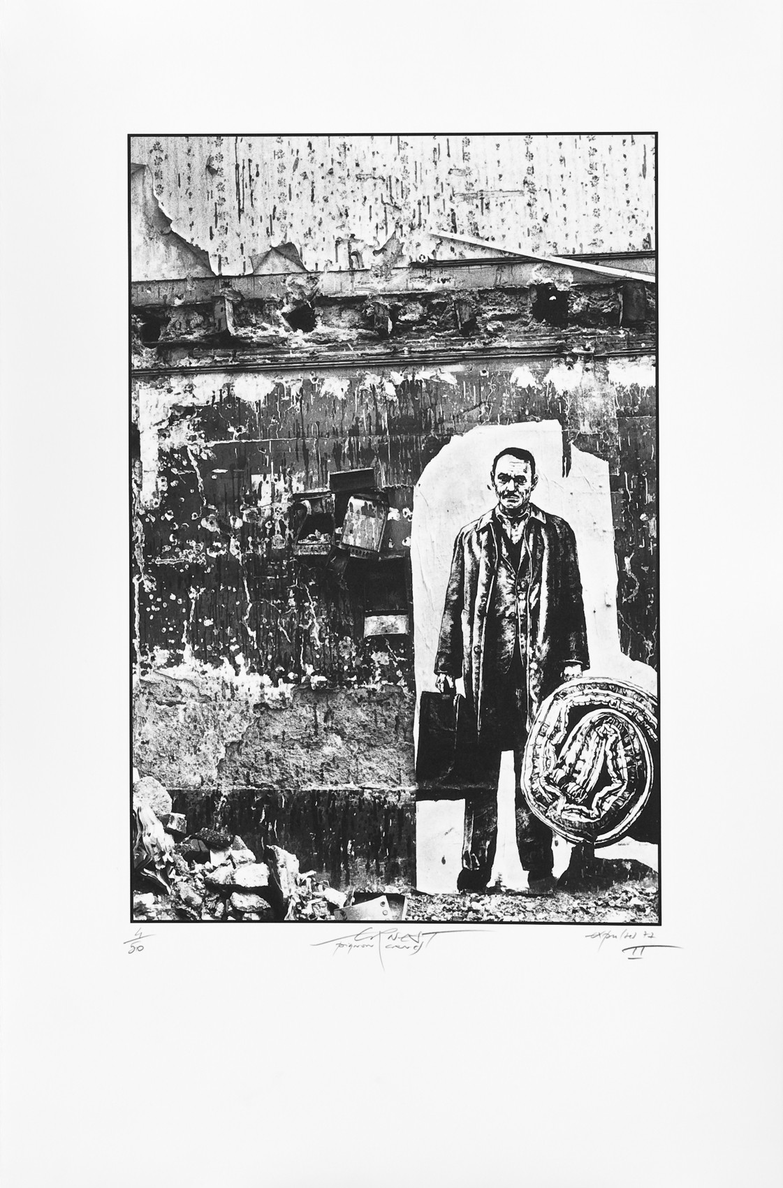 Ernest Pignon-Ernest, Les Expulsés 2 Ernest Pignon-Ernest, Les Expulsés 2