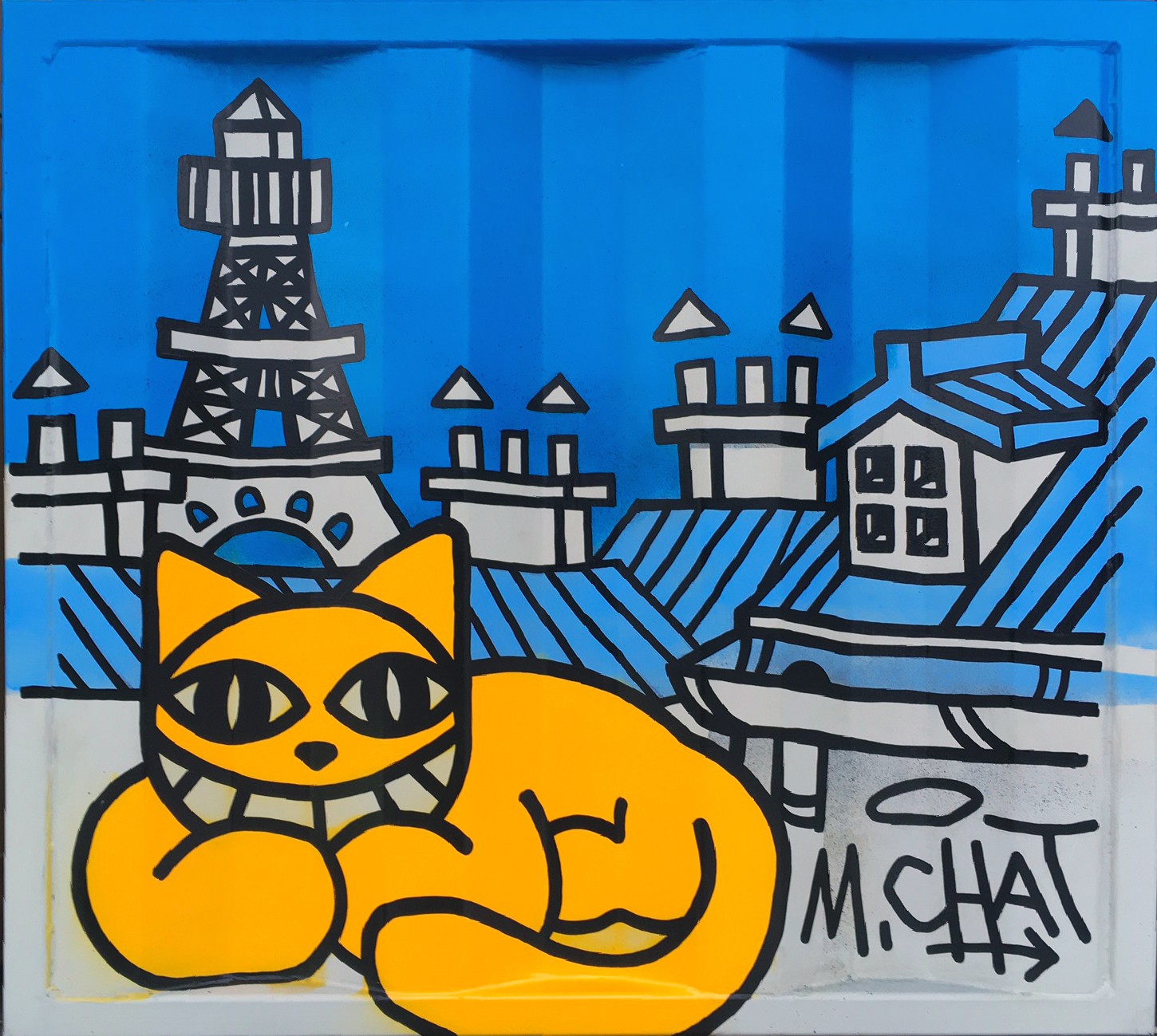 M.Chat, Ronron sur container M.Chat, Ronron sur container