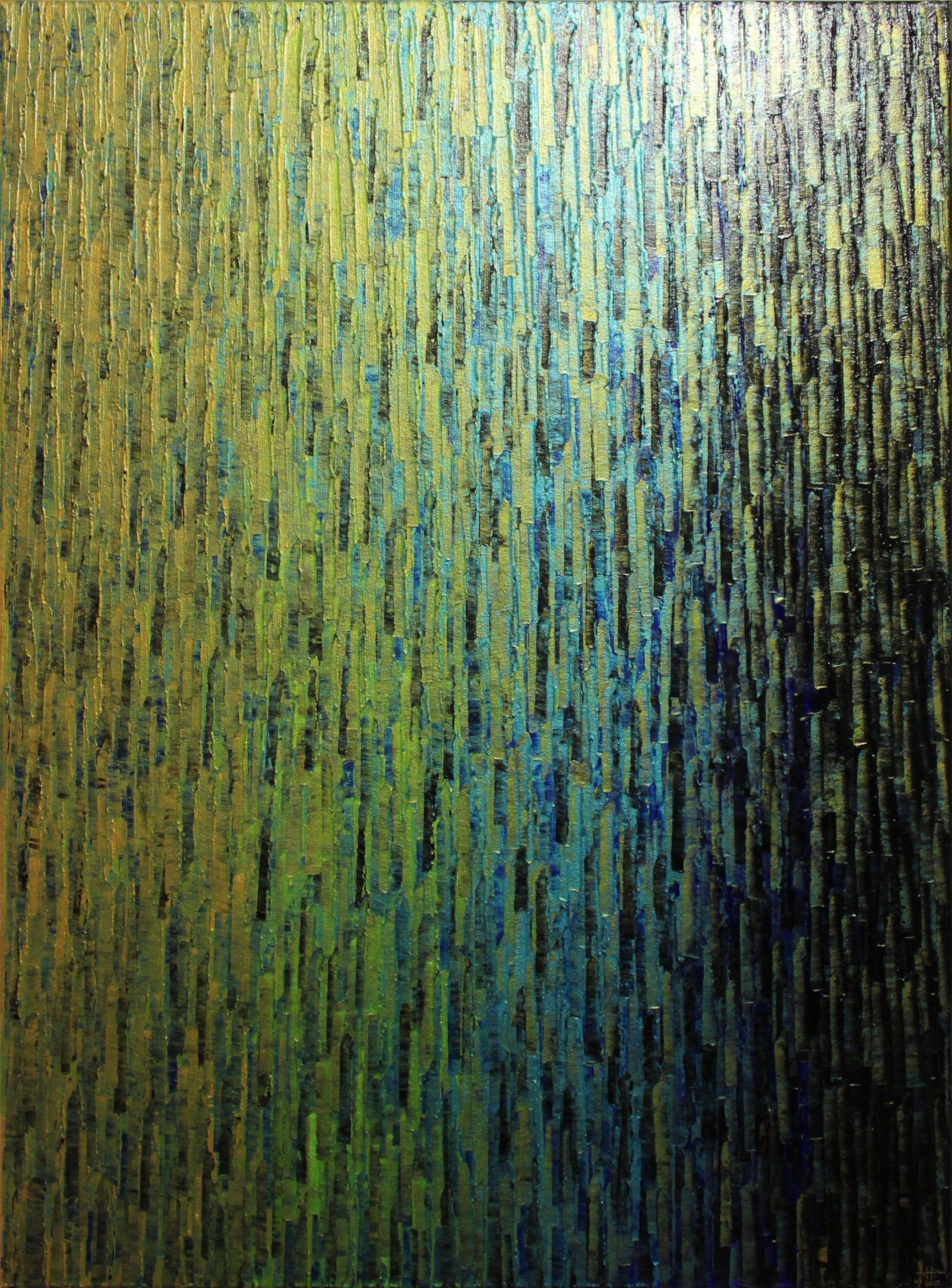 Jonathan Pradillon, Fondu or vert bleu iridescent 2 Jonathan Pradillon, Fondu or vert bleu iridescent 2