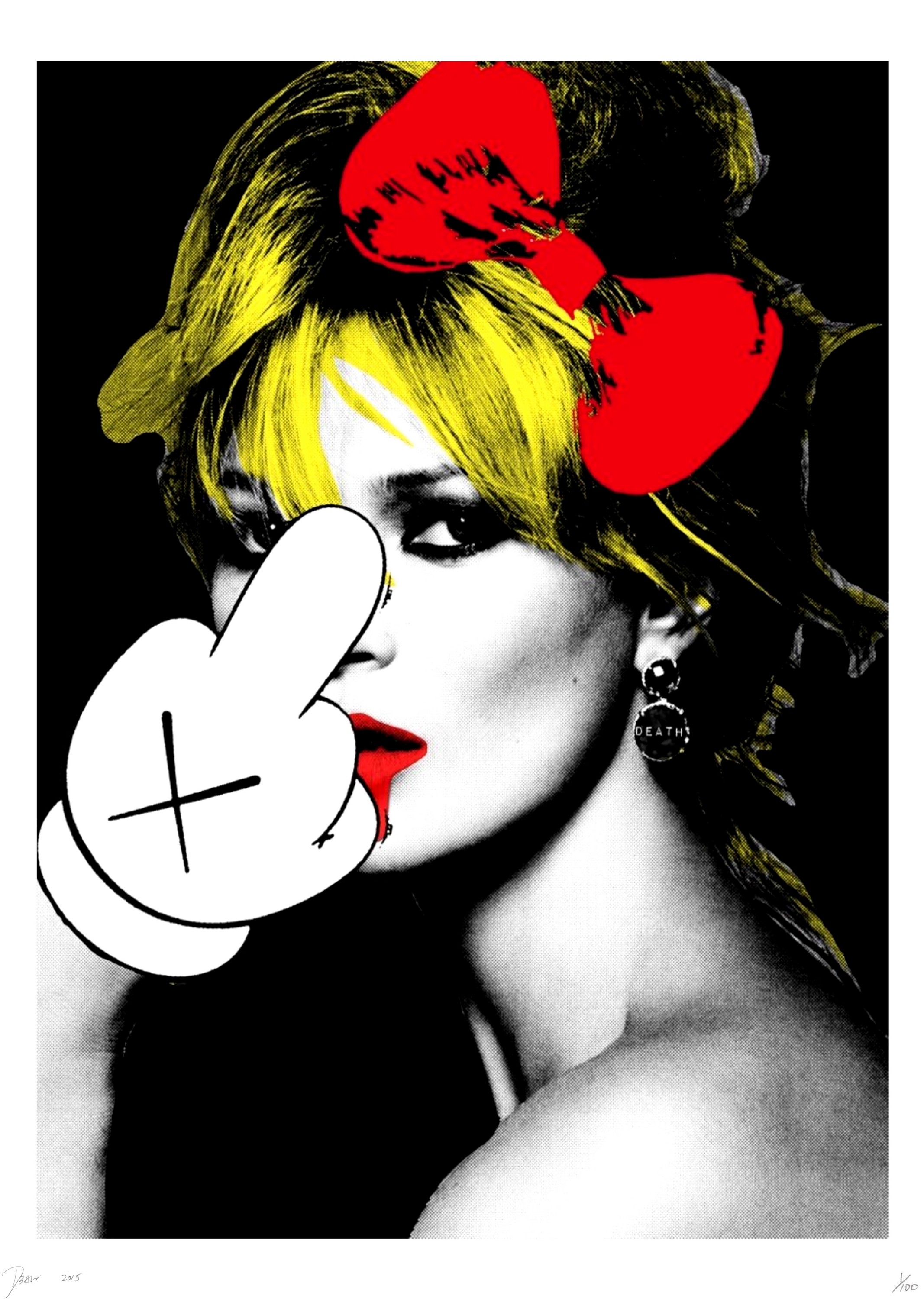 Death NYC, Kate Moss Finger Red Death NYC, Kate Moss Finger Red