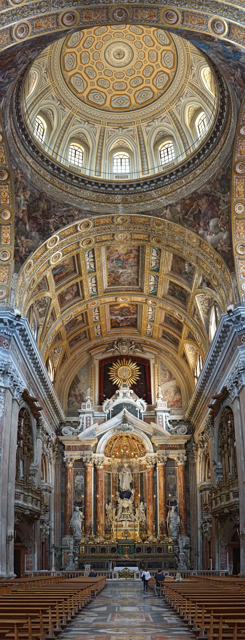 Jean Pierre De Neef, Tribute to Baroco Art - Napoli (IT) - Contemporary Panoramic Color Photography Jean Pierre De Neef, Tribute to Baroco Art - Napoli (IT) - Contemporary Panoramic Color Photography