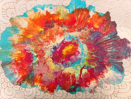 Peinture, Birth of a new age 2, Vera Podkoritova