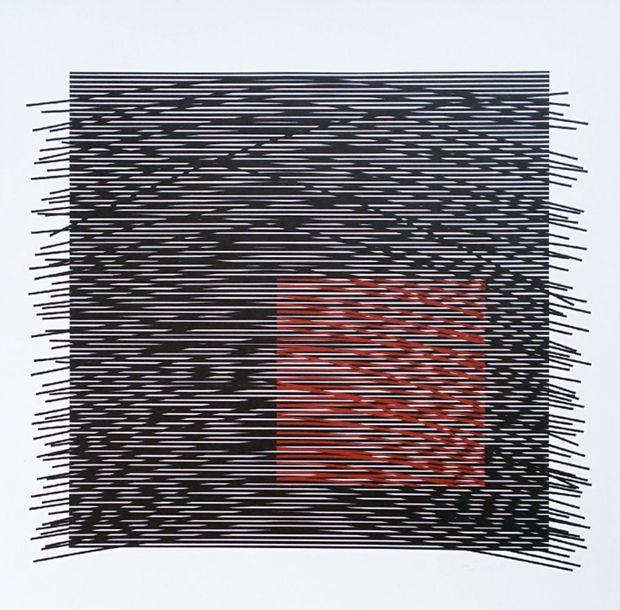 Jesús-Rafael Soto, Square rouge Jesús-Rafael Soto, Square rouge
