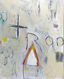 Promised Land, Vibrant Abstract Painting, Guy Lyman