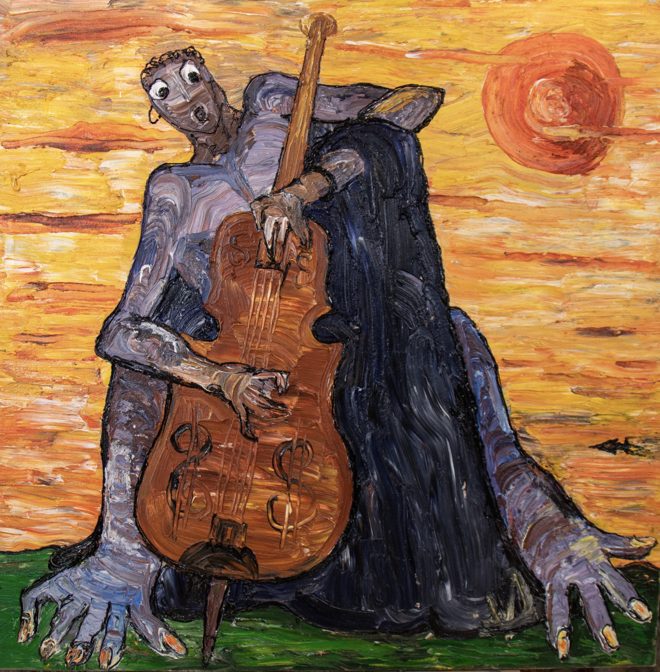 Stavri Kalinov, The lady with harp Stavri Kalinov, The lady with harp