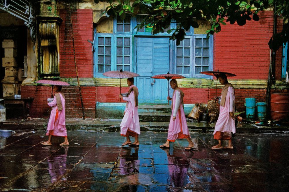 Steve McCurry, Procession of Nuns, Rangoon, Burma Steve McCurry, Procession of Nuns, Rangoon, Burma