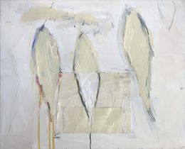 "Untitled (Nostalgia Series)" - Contemporary Mixed Media Abstract Painting, Guy Lyman