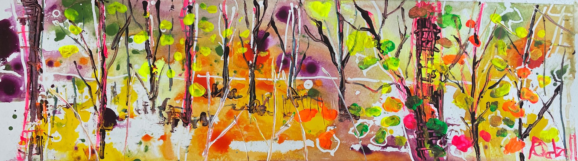Rachael Dalzell, Colours of Autumn fill the forest Rachael Dalzell, Colours of Autumn fill the forest