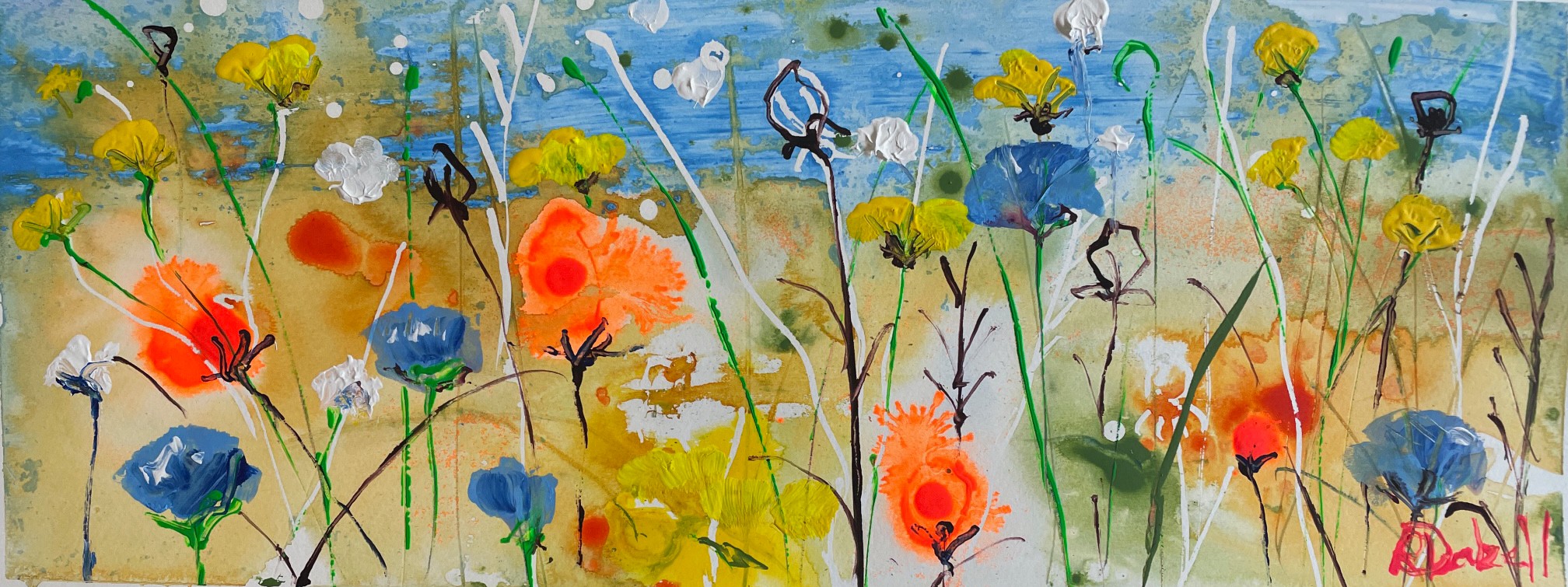 Rachael Dalzell, Flower and field Rachael Dalzell, Flower and field