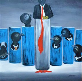 Gemälde, The crows understand, Le Hai Linh