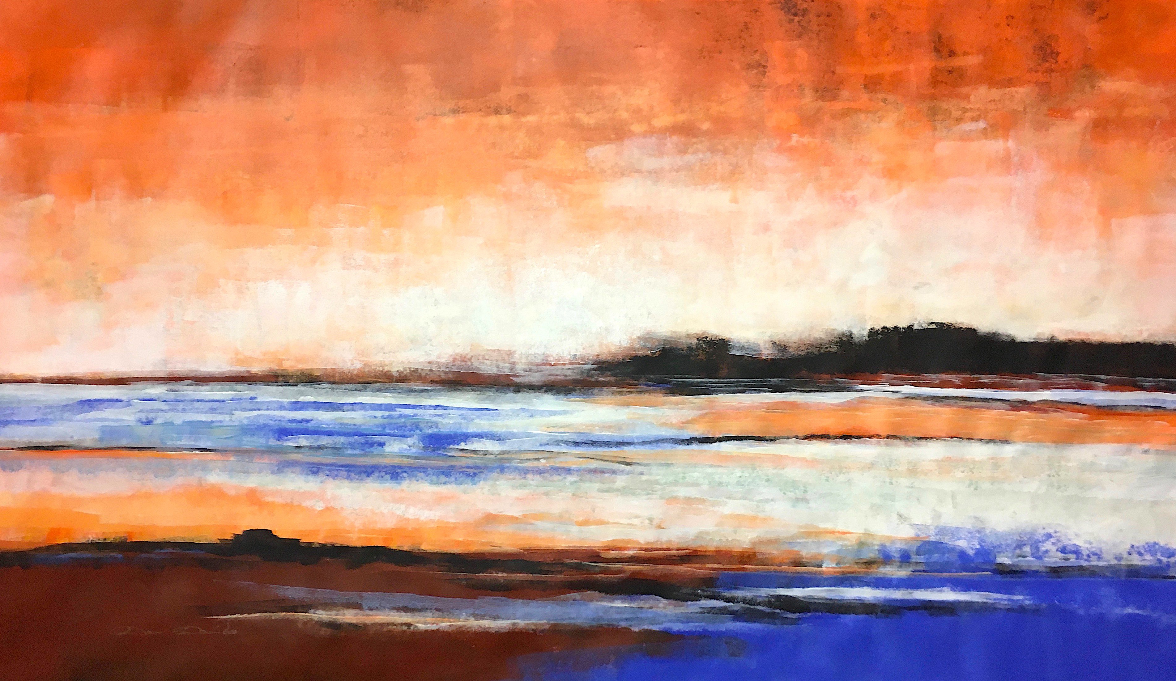 Dam Domido, Orange seascape Dam Domido, Orange seascape