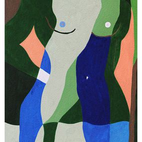 Painting, Nu abstrait N°2, Aurélie Trabaud
