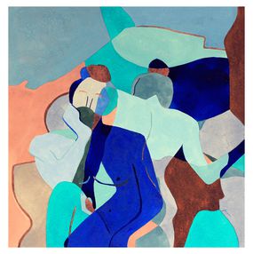 Gemälde, Nu abstrait N°3, Aurélie Trabaud