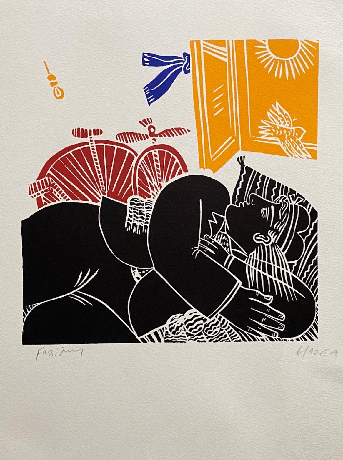 Alekos Fassianos, Homme en noir, c. Alekos Fassianos, Homme en noir, c.