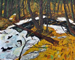 Painting, End of Winter No.3, Karl-Karol Chrobok