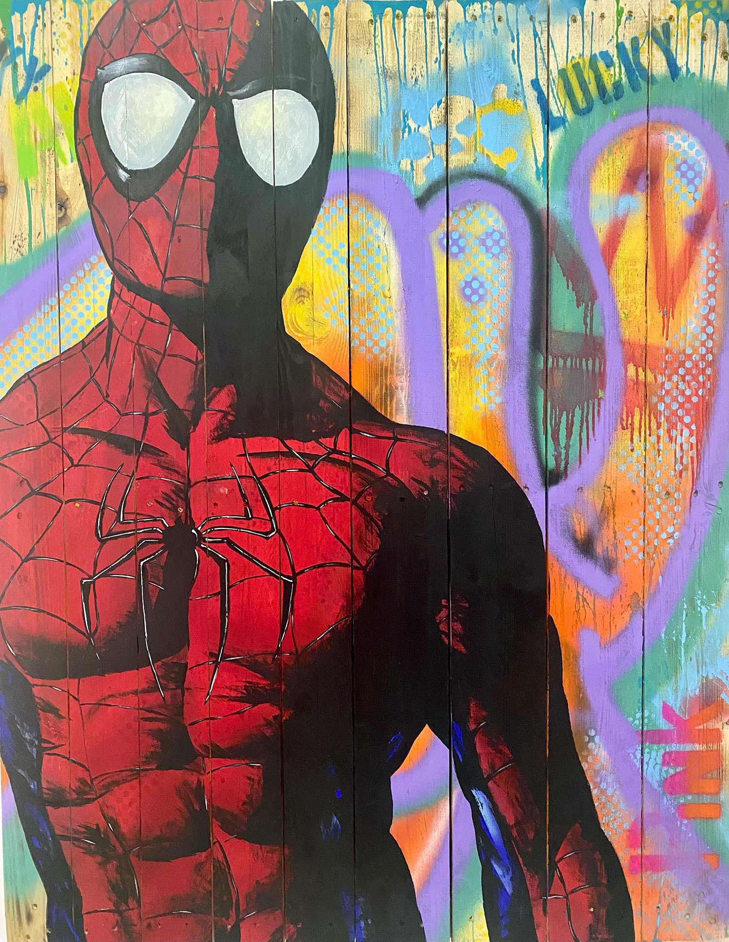 ▷ Spiderman por Middleday, 2022 | Pintura | Artsper (1348008)