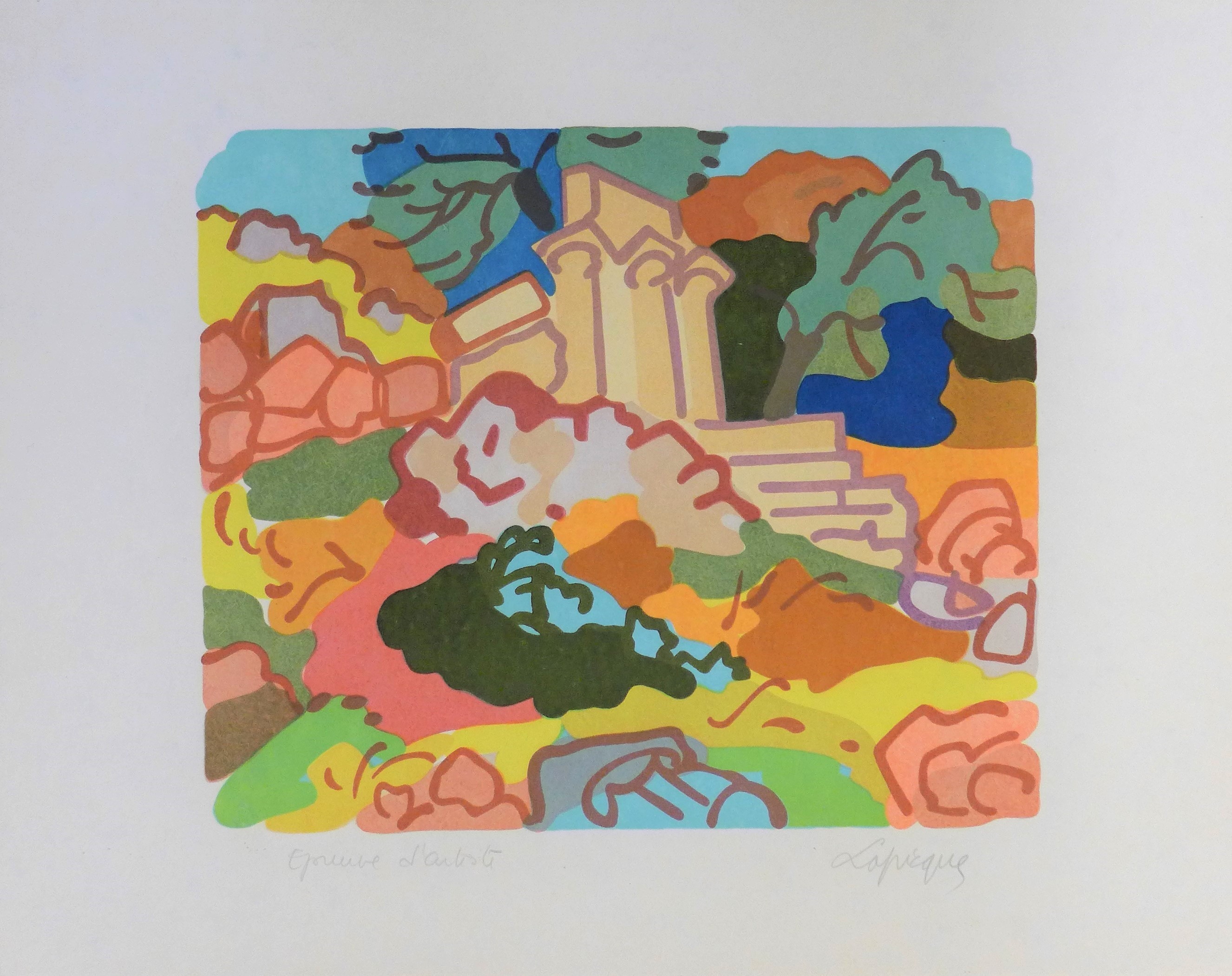 Charles Lapicque, Temple grec Charles Lapicque, Temple grec